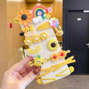 Sunshine Kawaii Hair Accessories Set – 12 Piece Collection